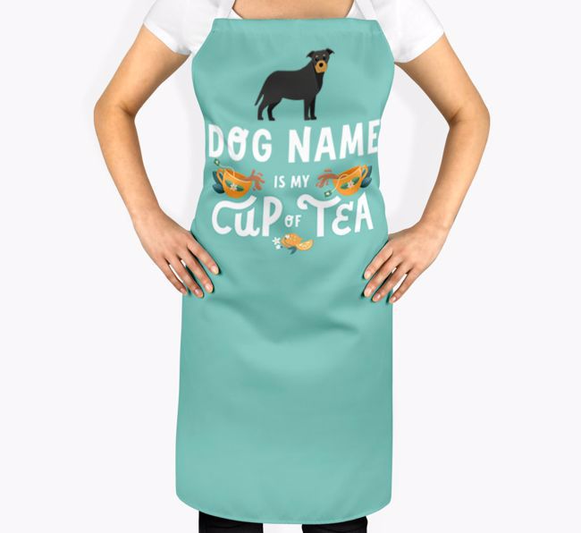 My Cup Of Tea: Personalized {breedFullName} Apron